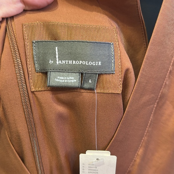 Anthropologie | BY ANTHROPOLOGIE SLEEVELESS V-NECK PINAFORE ROMPER | Large | NWT - Picture 8 of 11